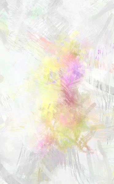 Rough Brushstrokes Abstract Background Brush Painting Color Strokes Paint Unique — Stock Photo, Image