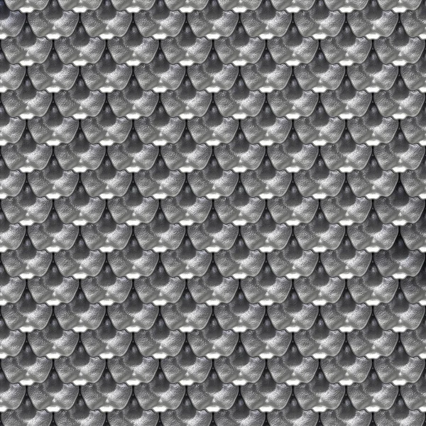 Kusursuz Fantezi Zırh dokusu. Üç boyutlu illüstrasyon. Metalik desen. Metal plakalar arka planda. Ortaçağ duvar kağıdı. Kalıplaşmış zırh yüzeyi.