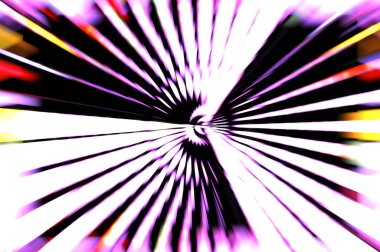 Siyah arkaplanda dönen ışık gösterisi. Lüks çizgiler. Parlak kıvrımlı duvar kağıdı. Uzay tüneli. Dönen ışık çemberi ya da maytap izi. Parlak konsept çizimi.