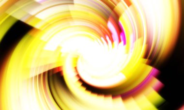 Dönen Işık gösterisi arka planı. Canlı renklerle donatılmış ruhani enerji girdabı. Renkli canlı hareket çizimi. Tanıtım geçmişi. Kutlama grafiği.