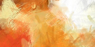 Soyut arkaplanda pürüzlü fırça darbeleri. Fırça boyası. Renkli boya darbeleri. Eşsiz duvar sanatı. Tuvaldeki modern sanat. Renkli çağdaş sanat eserleri.