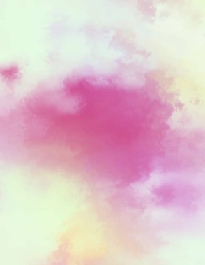 Modern fırça darbeleri. Poster, duvar sanatı, afiş, kart, kitap kapağı veya ambalaj için rahatlatıcı kompozisyonun yumuşak renkli çizimi. Pastel renklerle suluboya. 