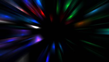 Parlayan yıldızın patlaması. Dinamik renkli arkaplan resmi. Parıldayan ışıklar duvar kağıdı. Tasarımınız için canlı şablon.