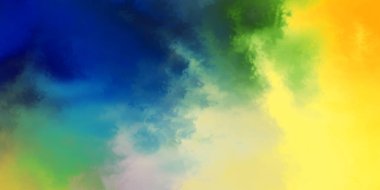 Modern fırça darbeleri. Poster, duvar sanatı, afiş, kart, kitap kapağı veya ambalaj için rahatlatıcı kompozisyonun yumuşak renkli çizimi. Pastel renklerle suluboya. 