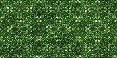 Renkli kumaş arka planında moda tarzında gümüş örgü süsü olan lüks, kusursuz bir şablon. Duvar kağıtları ve tekstil baskısı için tasarım. Lüks, ışıl ışıl metalimsi fantezi dokusu.