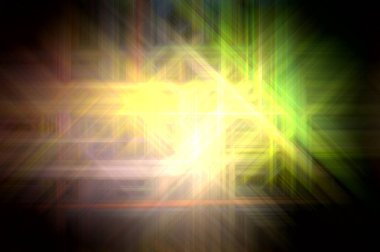 Parlak prizma arayüzü elementi. Soyut alevli geometrik arkaplan. Dijital teknolojinin grafiksel çizimi.