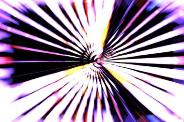 Siyah arkaplanda dönen ışık gösterisi. Lüks çizgiler. Parlak kıvrımlı duvar kağıdı. Uzay tüneli. Dönen ışık çemberi ya da maytap izi. Parlak konsept çizimi.