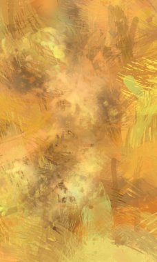 Soyut arkaplanda pürüzlü fırça darbeleri. Fırça boyası. Renkli boya darbeleri. Eşsiz duvar sanatı. Tuvaldeki modern sanat. Renkli çağdaş sanat eserleri.