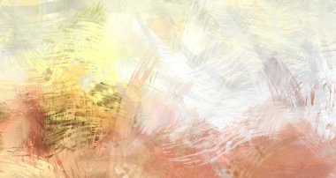 Soyut arkaplanda pürüzlü fırça darbeleri. Fırça boyası. Renkli boya darbeleri. Eşsiz duvar sanatı. Tuvaldeki modern sanat. Renkli çağdaş sanat eserleri.