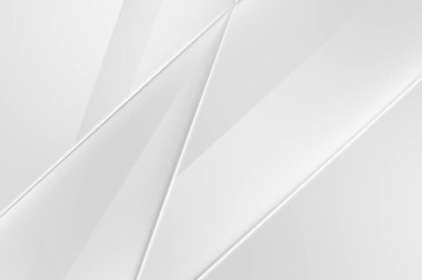 Beyaz 3d geometrik arka plan. Fütürist şablon. Karanlık elementleri olan birinci sınıf soyut duvar kâğıdı. Zarif bir zemin. Lüks minimalist tasarım. Poster, broşür, sunum için tasarım.