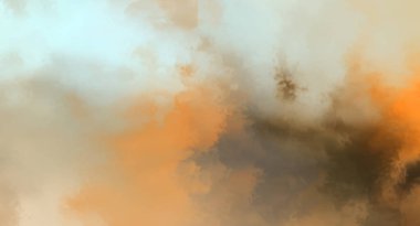 Modern fırça darbeleri. Poster, duvar sanatı, afiş, kart, kitap kapağı veya ambalaj için rahatlatıcı kompozisyonun yumuşak renkli çizimi. Pastel renklerle suluboya. 