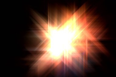 Parlak prizma arayüzü elementi. Soyut alevli geometrik arkaplan. Dijital teknolojinin grafiksel çizimi.