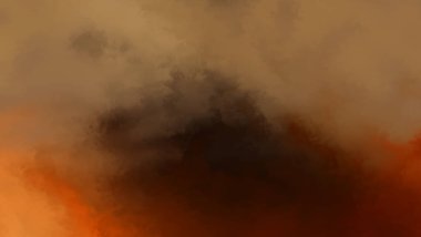 Modern fırça darbeleri. Poster, duvar sanatı, afiş, kart, kitap kapağı veya ambalaj için rahatlatıcı kompozisyonun yumuşak renkli çizimi. Pastel renklerle suluboya. 