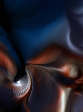 Hareketli girdapların soyut çizimi. Titreşimli renkli kıvrımların dönen akışı. Kıvrımlı ve kıvrımlı arka plan ve çizgiler. Garip duvar kâğıdı tasarımı. Dalgalanma arkaplanı.