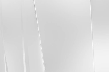 Soyut ışık fütüristik duvar kağıdı. Zarif, parlak çizgili arka plan. Geometrik katmanlı üç boyutlu beyaz arkaplan. Poster, broşür, sunum ve web sitesi için geometrik şablon tasarımı.