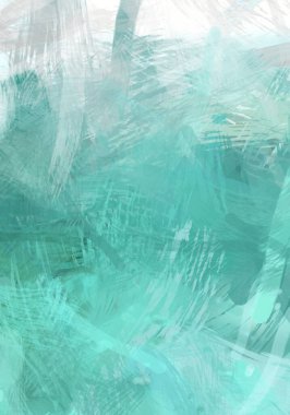 Soyut arkaplanda pürüzlü fırça darbeleri. Fırça boyası. Renkli boya darbeleri. Eşsiz duvar sanatı. Tuvaldeki modern sanat. Renkli çağdaş sanat eserleri.