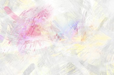 Soyut arkaplanda pürüzlü fırça darbeleri. Fırça boyası. Renkli boya darbeleri. Eşsiz duvar sanatı. Tuvaldeki modern sanat. Renkli çağdaş sanat eserleri.