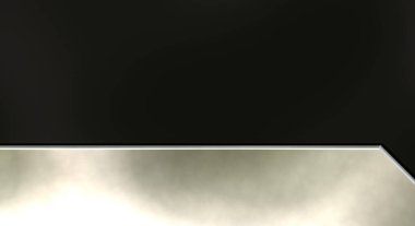 Üç boyutlu metalik doku. Uzay gemisi desenli yüzey. Aydınlık ve karanlık paneller. Fütürist soyut duvar kağıdı. Geometrik teknolojik yansıtıcı arkaplan.