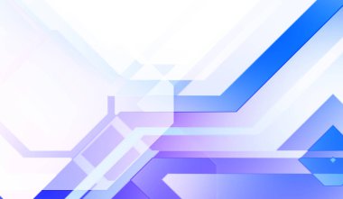 Geometrik arkaplan minimalist tasarımı. Bir teknoloji planının dijital illüstrasyonu. Fütürist şablon arkaplanı. Renkli ve canlı geometrik şekiller katmanları var. Soyut yaratıcı konsept duvar kağıdı.