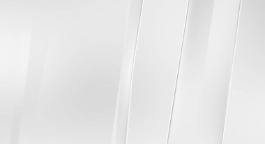 Soyut ışık fütüristik duvar kağıdı. Zarif, parlak çizgili arka plan. Geometrik katmanlı üç boyutlu beyaz arkaplan. Poster, broşür, sunum ve web sitesi için geometrik şablon tasarımı.