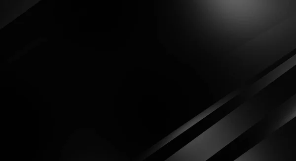 Stijl Zwarte Achtergrond Met Geometrische Lagen Abstract Donker Futuristisch Behang — Stockfoto