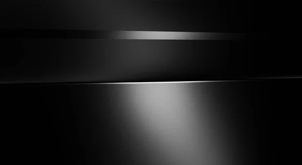 幾何学的な層を持つ3Dスタイルの黒の背景 抽象暗い未来的な壁紙 エレガントな光沢のあるストライプの背景 ポスター パンフレット プレゼンテーション ウェブサイトの幾何学的なテンプレートデザイン — ストック写真