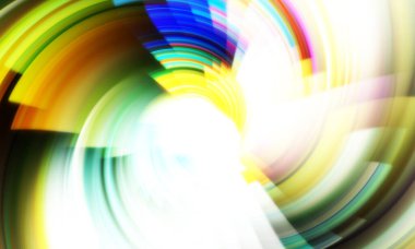 Dönen Işık gösterisi arka planı. Canlı renklerle donatılmış ruhani enerji girdabı. Renkli canlı hareket çizimi. Tanıtım geçmişi. Kutlama grafiği.