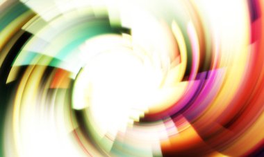 Dönen Işık gösterisi arka planı. Canlı renklerle donatılmış ruhani enerji girdabı. Renkli canlı hareket çizimi. Tanıtım geçmişi. Kutlama grafiği.