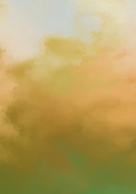 Modern fırça darbeleri. Poster, duvar sanatı, afiş, kart, kitap kapağı veya ambalaj için rahatlatıcı kompozisyonun yumuşak renkli çizimi. Pastel renklerle suluboya. 