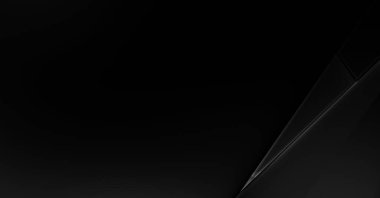 Lüks minimalist tasarım. Fütürist şablon. Karanlık elementleri olan birinci sınıf soyut duvar kâğıdı. Zarif bir zemin. Siyah üç boyutlu geometrik arkaplan. Poster, broşür, sunum için tasarım.