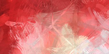 Soyut arkaplanda pürüzlü fırça darbeleri. Fırça boyası. Renkli boya darbeleri. Eşsiz duvar sanatı. Tuvaldeki modern sanat. Renkli çağdaş sanat eserleri.