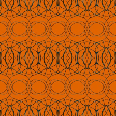 Dekoratif geometrik motif. Lüks minimalist süs malzemesi. İnce örgülü kusursuz desen. Web, kartvizit, davetiye, poster, tekstil baskısı için zarif duvar kağıdı.