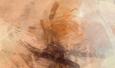 Soyut arkaplanda pürüzlü fırça darbeleri. Fırça boyası. Renkli boya darbeleri. Eşsiz duvar sanatı. Tuvaldeki modern sanat. Renkli çağdaş sanat eserleri.