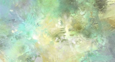 Soyut arkaplanda pürüzlü fırça darbeleri. Fırça boyası. Renkli boya darbeleri. Eşsiz duvar sanatı. Tuvaldeki modern sanat. Renkli çağdaş sanat eserleri.