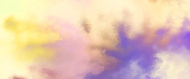 Modern fırça darbeleri. Poster, duvar sanatı, afiş, kart, kitap kapağı veya ambalaj için rahatlatıcı kompozisyonun yumuşak renkli çizimi. Pastel renklerle suluboya. 