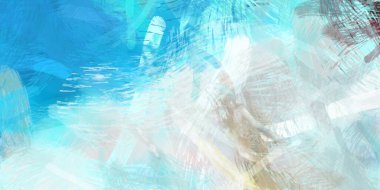 Soyut arkaplanda pürüzlü fırça darbeleri. Fırça boyası. Renkli boya darbeleri. Eşsiz duvar sanatı. Tuvaldeki modern sanat. Renkli çağdaş sanat eserleri.