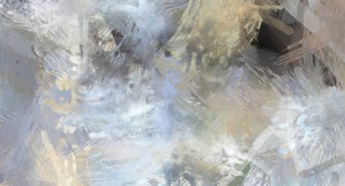 Soyut arkaplanda pürüzlü fırça darbeleri. Fırça boyası. Renkli boya darbeleri. Eşsiz duvar sanatı. Tuvaldeki modern sanat. Renkli çağdaş sanat eserleri.