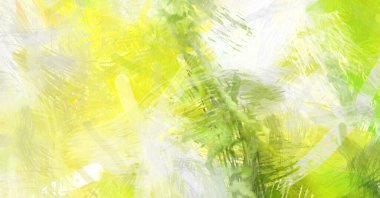 Soyut arkaplanda pürüzlü fırça darbeleri. Fırça boyası. Renkli boya darbeleri. Eşsiz duvar sanatı. Tuvaldeki modern sanat. Renkli çağdaş sanat eserleri.