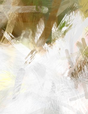 Soyut arkaplanda pürüzlü fırça darbeleri. Fırça boyası. Renkli boya darbeleri. Eşsiz duvar sanatı. Tuvaldeki modern sanat. Renkli çağdaş sanat eserleri.