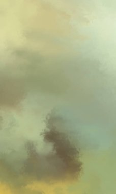 Modern fırça darbeleri. Poster, duvar sanatı, afiş, kart, kitap kapağı veya ambalaj için rahatlatıcı kompozisyonun yumuşak renkli çizimi. Pastel renklerle suluboya. 