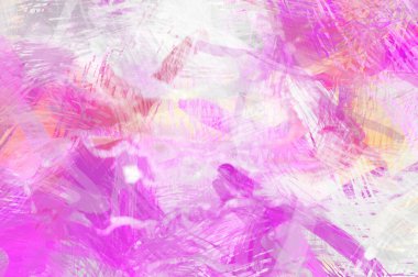 Soyut arkaplanda pürüzlü fırça darbeleri. Fırça boyası. Renkli boya darbeleri. Eşsiz duvar sanatı. Tuvaldeki modern sanat. Renkli çağdaş sanat eserleri.