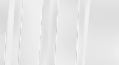 Soyut ışık fütüristik duvar kağıdı. Zarif, parlak çizgili arka plan. Geometrik katmanlı üç boyutlu beyaz arkaplan. Poster, broşür, sunum ve web sitesi için geometrik şablon tasarımı.