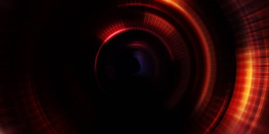 Parlayan neon ışıkları. Parlak sunum tasarım şablonu. Fotoğraf makinesi konsepti. Soyut arkaplan. Dönen ışık ışınları. Hareketli kavramsal duvar kağıdı. Grafik dijital illüstrasyon. 