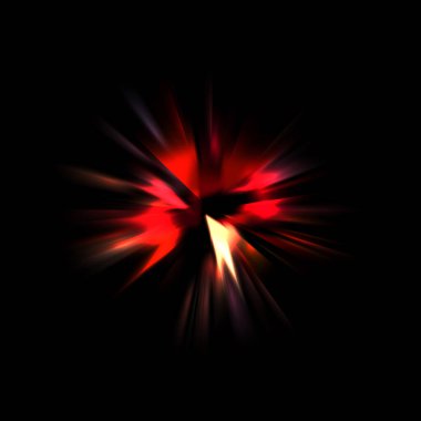 Işık huzmeleri ve parlayan parçacıkların kesiştiği güzel bir zemin. Canlı renkli ışıkların duvar kâğıdı. Parlak ışık görüntüsü.