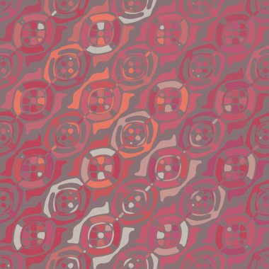 Yaratıcı karalama sanatı farklı şekil ve dokulara sahip kusursuz desen. Kolaj. Sanatsal arka plan. Soyut duvar kağıdı. Dekoratif hippi fayansları.