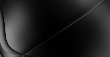 Web sitesi, poster, marka kimliği, broşür, sunum şablonu için lüks koyu bir arka plan. Dalgalı şekilli kaliteli tasarım. Dalgalanmalı soyut arkaplan. Pankart veya kapak tasarımı için dekorasyon.