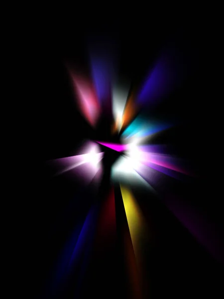 Cool Achtergrond Van Bewegende Gloeiende Lichten Levendige Kleurrijke Portal Template — Stockfoto