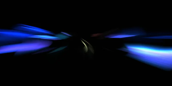Енергія Вибухає Красивими Яскравими Кольорами Динамічні Промені Світла Ізольовані Чорному — стокове фото