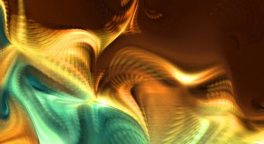 Hareketli girdapların soyut çizimi. Titreşimli renkli kıvrımların dönen akışı. Kıvrımlı ve kıvrımlı arka plan ve çizgiler. Garip duvar kâğıdı tasarımı. Dalgalanma arkaplanı.