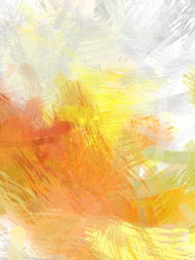 Soyut arkaplanda pürüzlü fırça darbeleri. Fırça boyası. Renkli boya darbeleri. Eşsiz duvar sanatı. Tuvaldeki modern sanat. Renkli çağdaş sanat eserleri.